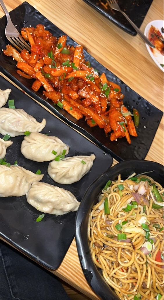 Momos and Noodles