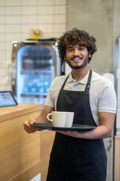 Rohit, the friendly waiter